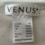 Venus ‎ White Twisted Knot Detail Short Sleeve Tunic Tee Size 3X Photo 5