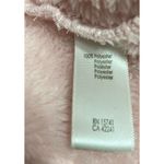 P.J. Salvage  Jacket Womens Sz L‎ Pink Sherpa Full Zip Coat Faux Fur Hooded Lounge Photo 4