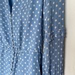 Jonathan Simkhai Caroline polka-dot baby blue silk playsuit romper size S small Photo 6