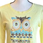 NWT Young Threads NYC Yellow Owl Tee‎ Shirt Sz S Photo 2
