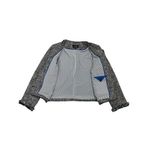 J. Crew Lady Metallic Tweed Jacket Blazer Black Rainbow Multi Fringe Women’s 8 Photo 11