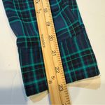Talbots  Teal and Navy Plaid Shirt size S Photo 5
