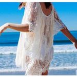 l*space L* | Geneva Lace Swim Cover Up Boho Lace Tunic Bathing Suit Cover up Small Photo 1