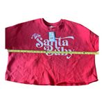 Grayson Threads  Santa Baby crewneck Red and White XL Photo 1
