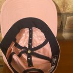 Adidas Women's Coral Pink ‎ Gold Embellished Logo Strapback Hat OSFA Photo 2