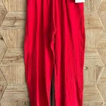 NWT Manta Del Lago Womens Casual Pants Sz Small Red Straight Leg Boho Photo 0