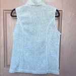 Columbia Light Gray Vest with Bright Pink Zipper Photo 4