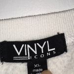 Vinyl Icons Cherry Embroidered White Crewneck Sweatshirt xl Photo 1