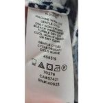 Loft  Floral Cardigan‎ Sweater Button Front 3/4 Sleeve Blue White XL Photo 2