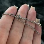 Simple Minimalist Silver Cross Necklace Photo 5