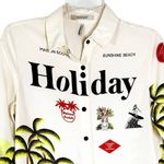 Anthropologie  Scotch & Soda Holiday Tropical Shirt Dress Size XS Photo 10