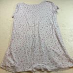Karen Neuburger Womens Sleepwear Nightgown L pink Lavender Floral Buttons White Size L Photo 5