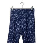Beach Riot  Womens Cara Crossover Waistband Polka Dot Leggings Blue Size Large Photo 1