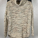 Jessica Simpson Speckled Cream Turtleneck Sweater Photo 0