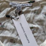 Collective Concepts  Ivory Bouquet Patterned Summer Tank Top (NWT) Photo 1