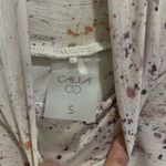 Calia by Carrie Underwood Womens Splatter Print Mock Neck Thumbhole Long Sleeve Pink Photo 6