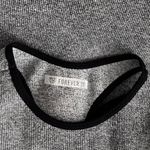 Forever 21  Heather Gray High Neck Ribbed Sports Top with Black Trim in Size XS Photo 5