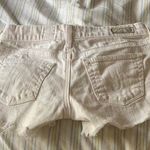 AG Adriano Goldschmied White Jean Shorts Photo 1