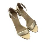 Naturalizer  Vera Gold Metallic Leather Sandals Size 10 festive Holidays chic Photo 5