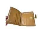 Gucci VTG 1970s GG Interlocking Gold PVC Leather Wallet Made in Italy Photo 4