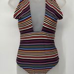 Old Navy Rainbow Striped Deep Plunge Neckline Suit Photo 1
