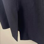 Black Halo Women’s Black Split Neck Detail Stitch Waist Sheath Dress Photo 7