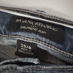 Banana Republic Jeans Womens 8 Blue Girlfriend Mid Rise Ankle Denim City Casual Photo 2