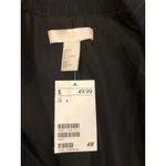 H&M Women Jacket Size 4 Lapel 1 Button Stripped Long Sleeve Office Siren Preppy Photo 5