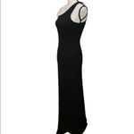 Lauren Ralph Lauren Black Size Small One Shoulder Long Maxi Gown Formal Prom. Photo 1