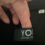 Black & Silver Grommet Lace Up Mini Skirt Photo 3