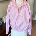Scuba Neck Windbreaker Hooded Zip Pastel Pink Size undefined Photo 0