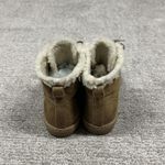 Weinbrenner Boots Womens 39 US 8 Brown Suede Leather Faux Fur Lace Up Photo 5