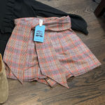 Hunter Bell  Plaid Shorts with belt NWT Photo 0