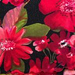 Myo Vintage 90s Maxi Skirt Liquid Knit Glitter Floral WhimsiGoth Grunge Size L Black Size L Photo 2