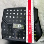 Alexander Wang
Marion Leather Crossbody Bag Eyelets Black Genesis Flap Grommets Photo 8