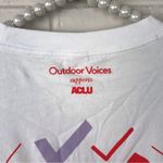 Outdoor Voices NWT Limited Edition Exercise Your Rights White Tee Size M Photo 8