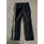 Joe Benbasset Joe B Women's‎ Black Leopard Print strip straight leg pants size small Photo 7