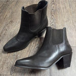 Dingo  Quarry Boots Women’s Size US 8.5 Black Leather Chelsea Vintage Western Photo 0