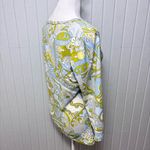 J. McLaughlin  Catalina paisley V-neck 3/4 Sleeve Top Size S‎ Photo 5