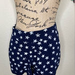 Motherhood Maternity Blue & White Star Lounge Shorts Size Extra Large Photo 0
