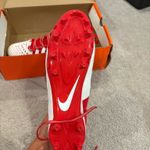 Nike  Huarache V Lax Cleats- red and white- size 11.5 Photo 3