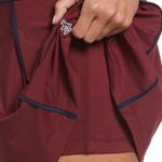 Original Penguin NWT  Multi Piped Pleated Skort Burgundy Blue Size XL Photo 2