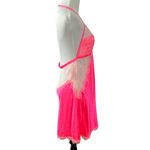 Victoria's Secret Victoria’s Secret Coquette Hot Pink Backless Mini Lace Slip Dress Large 2013 Photo 2