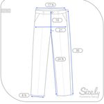 Lafayette 148  Blue & Silver Striped Capri pants Photo 8