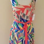 Robbie Bee  geometric chiffon dress size 12 Photo 1