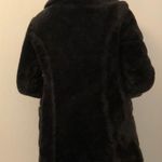 vintage sear’s brown/black fur pea coat Black Photo 4