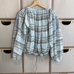ByTimo striped puff sleeve blouse Blue Size XS Photo 3