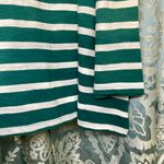 Old Navy Green & White Striped Long Sleeved T-shirt SZ2XL Christmas Comfort Photo 2