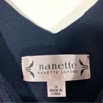 Nanette Lepore  Navy Blue Lace Dress Photo 3