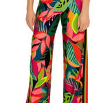 Trina Turk Trina‎ Turk Rainforest Split-Leg Pants Swim Small Cover-Up Photo 0